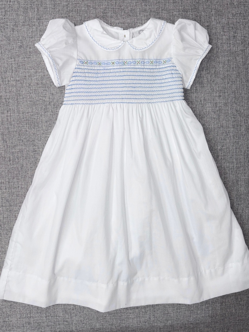 The Proper Peony 5Y hand-embroidered dress VGUC